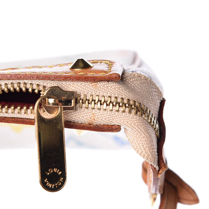Louis Vuitton Monogram Multicolor Pochette Accessories White 7 of 9