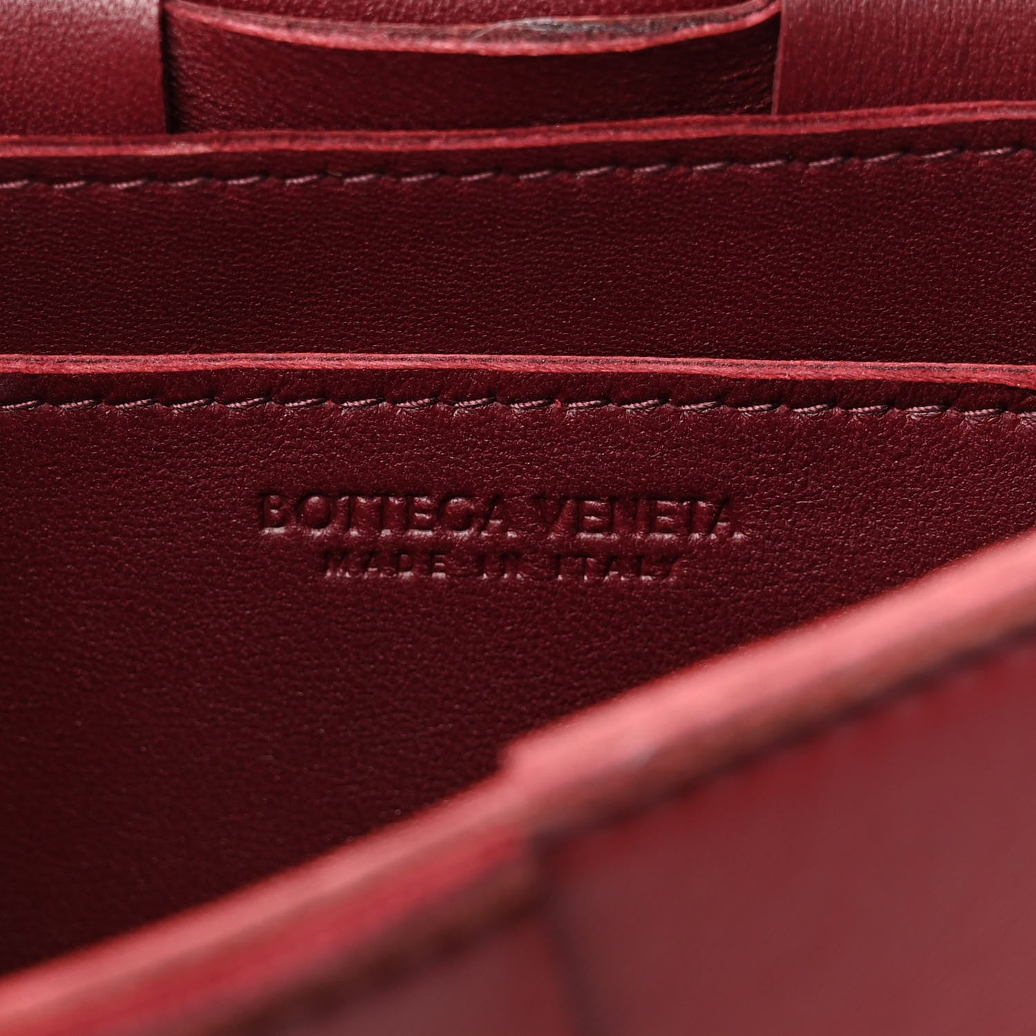 Bottega Veneta Lambskin Maxi Intrecciato Small Cassette Crossbody Bag Barolo 6 of 10