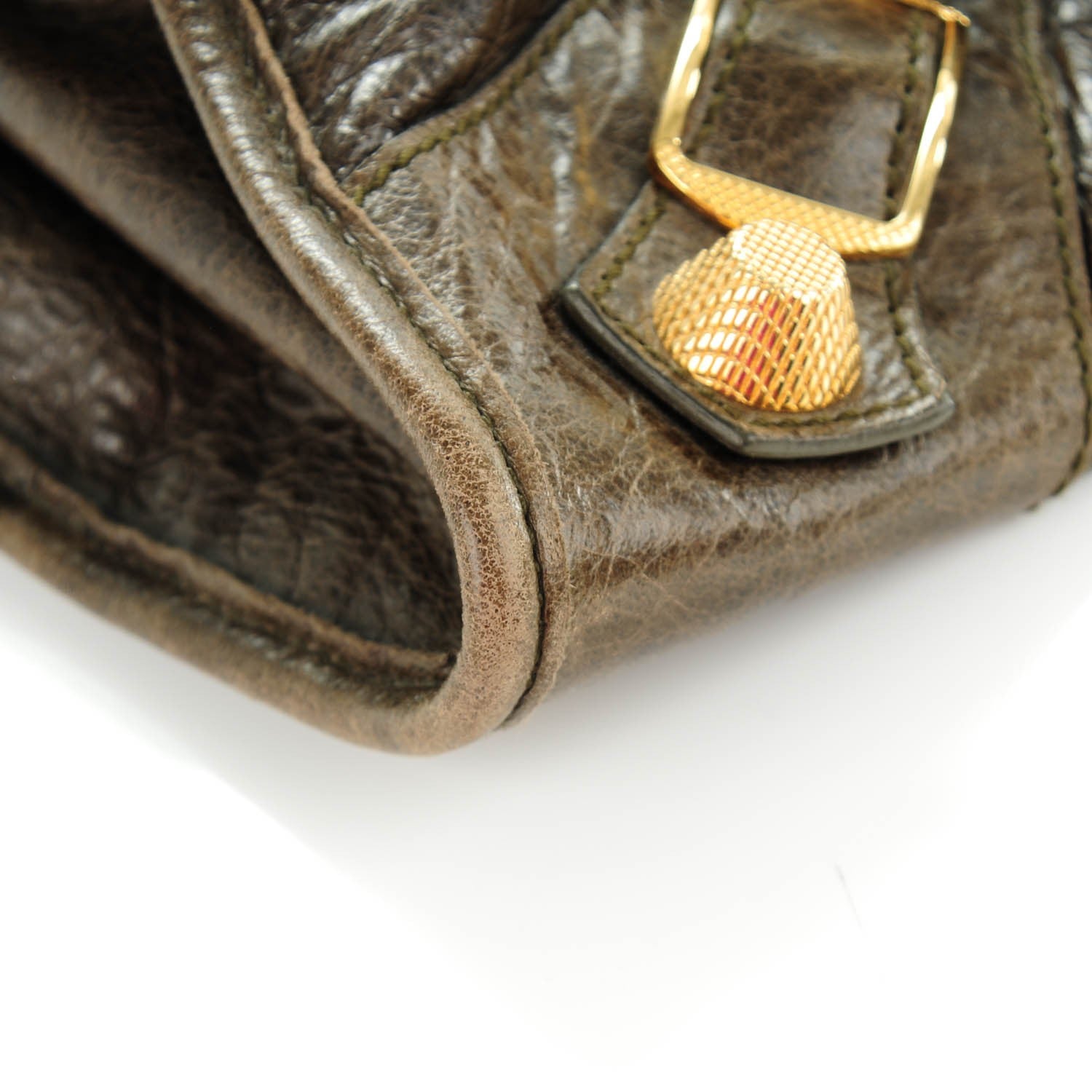 Balenciaga Chevre Giant 21 Gold Hardware Work Vert Fonce 10 of 10