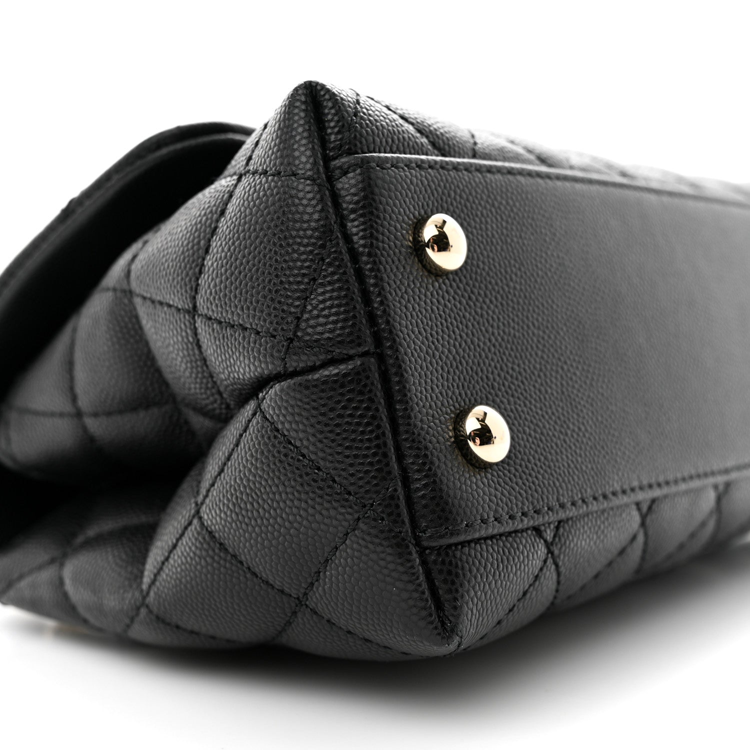Chanel Caviar Quilted Mini Coco Handle Flap Black 9 of 11