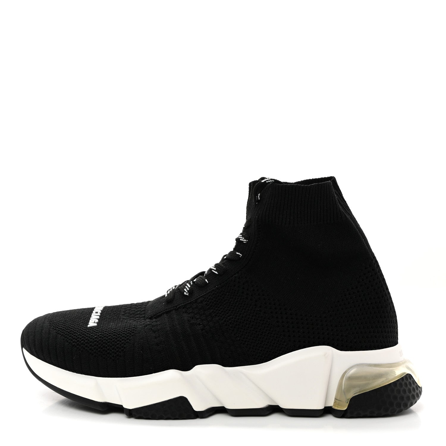 Balenciaga Technical 3D Recycled Knit Womens Speed 2.0 Lace Up Sneakers 40 Black 1 of 10