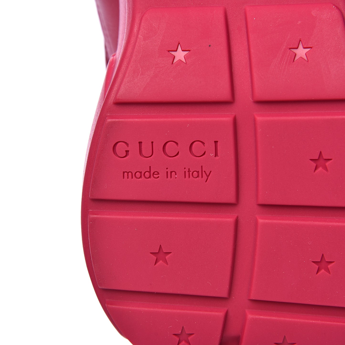 Calfskin Logo Womens Rhyton Sneakers 36.5 Box Pink
