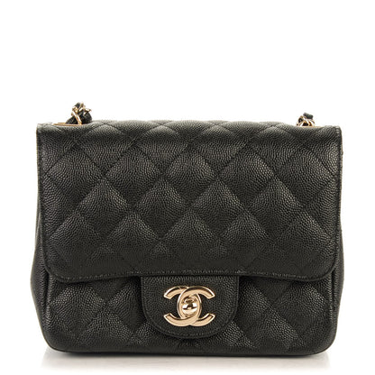 Chanel Caviar Quilted Mini Square Flap Black 1 of 8