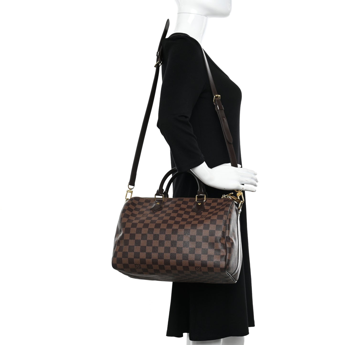 Damier Ebene Speedy Bandouliere 30