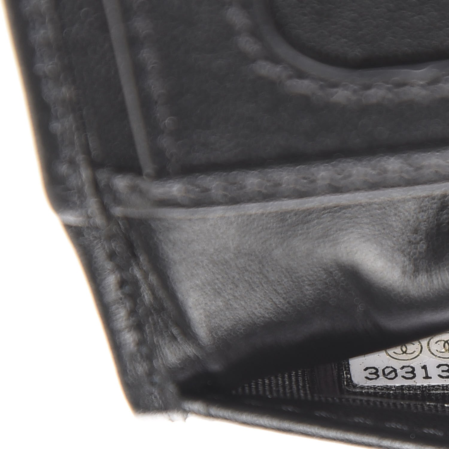 Chanel Lambskin Quilted Card Holder Wallet Black 7 of 8