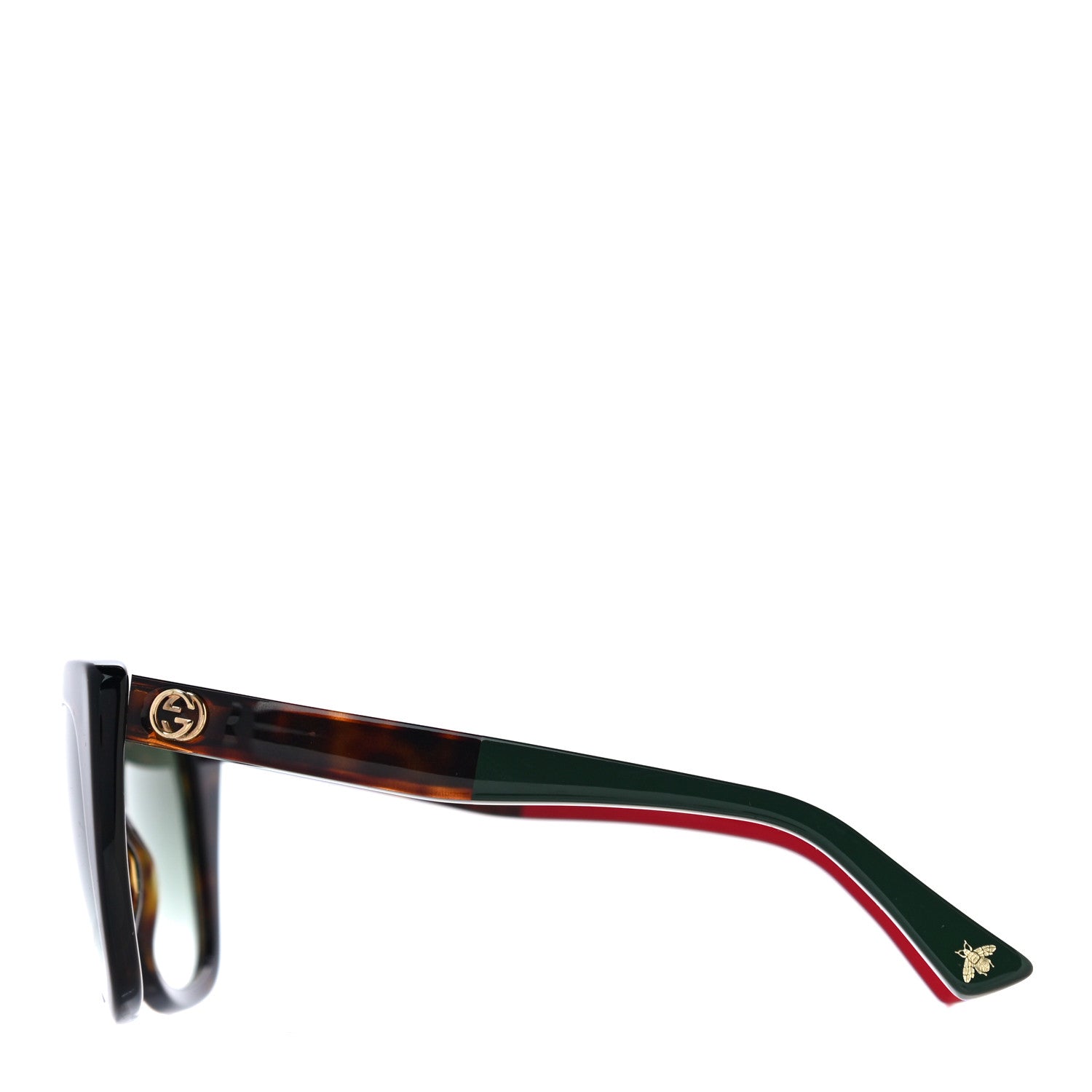 Gucci Cat Eye GG0163S Sunglasses Tortoise 3 of 7