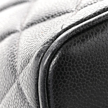 Chanel Caviar Quilted Medallion Tote Black 12 of 13