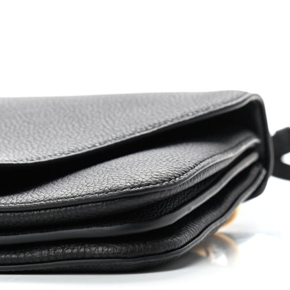 Bottega Veneta Calfskin Mount Envelope Bag Black 9 of 9