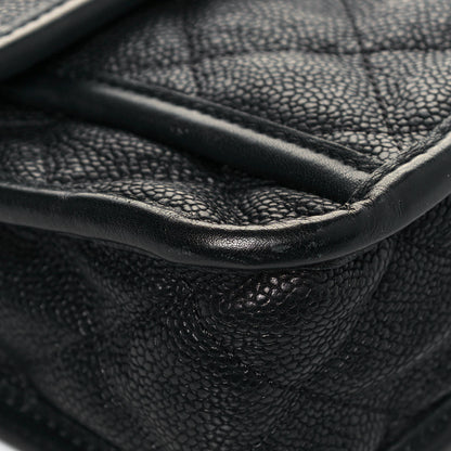 Chanel Caviar Quilted Medium French Riviera Flap Black 8 of 13
