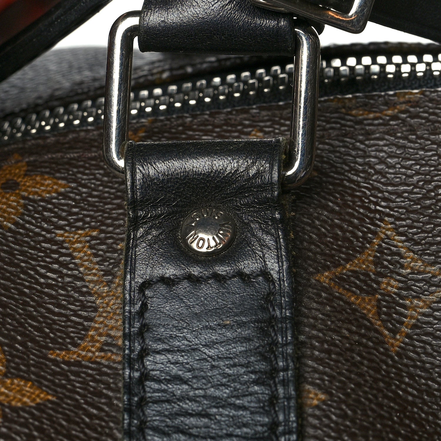 Louis Vuitton Monogram Macassar Keepall Bandouliere 55 14 of 16