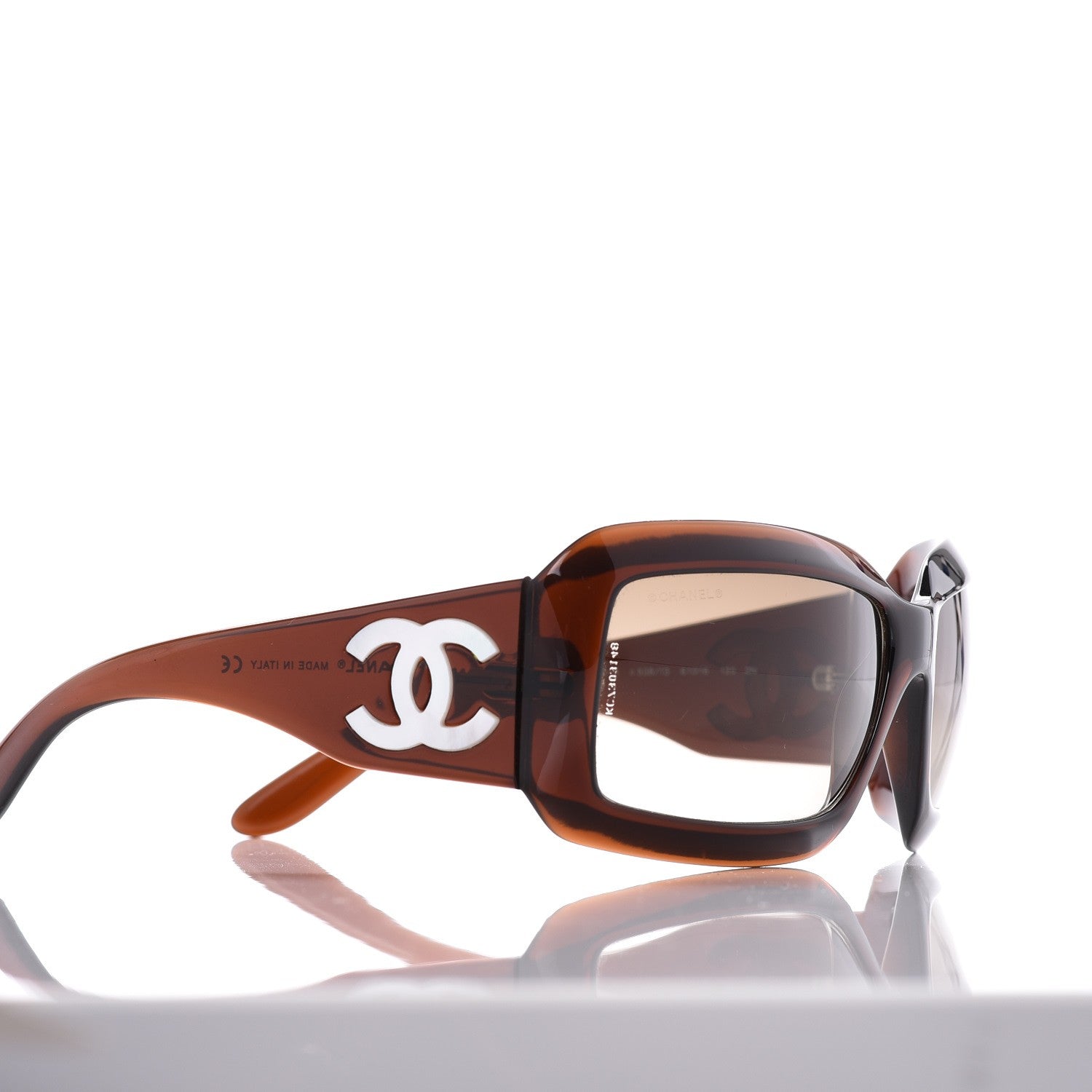 Chanel Mother of Pearl Sunglasses 5076-H Brown 7 of 8