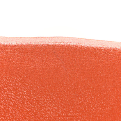 Hermes Chevre Mysore Karo GM Orange 10 of 12