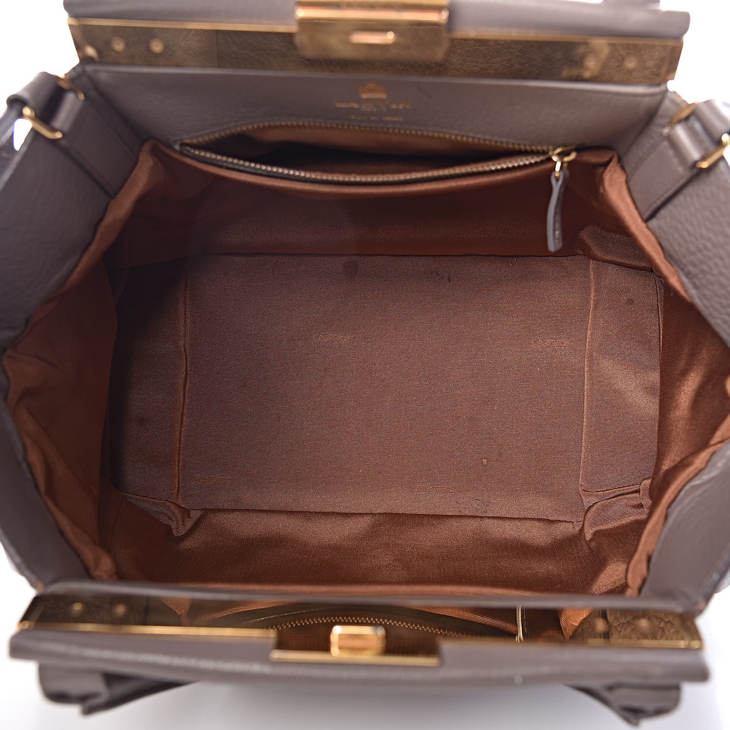 Lanvin Goatskin Trilogy Bowling Bag Mastic 5 of 18