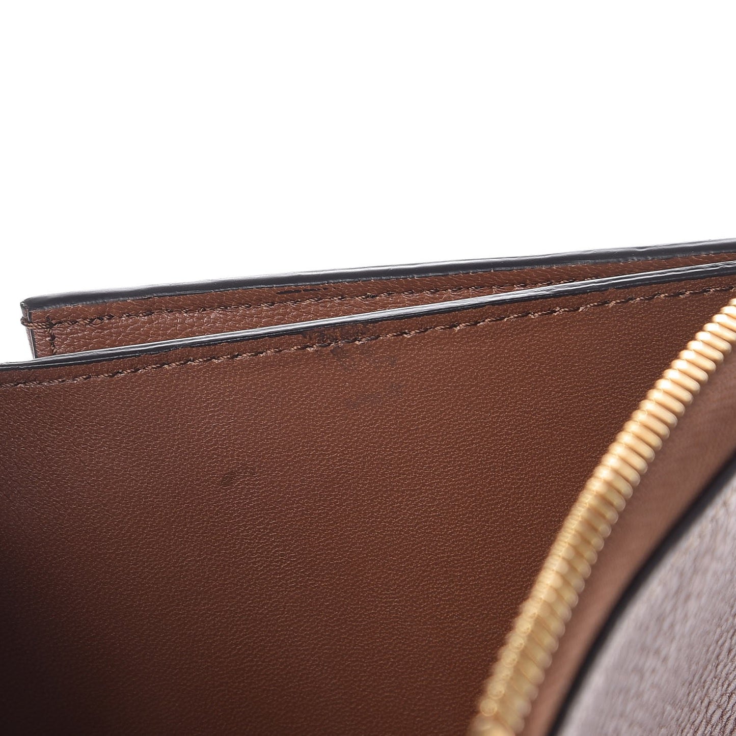Natural Grain Leather Large Organizer Wallet Oak