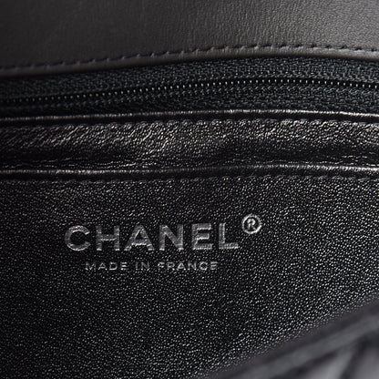 Chanel Patent Metallic Crumpled Calfskin Chevron Quilted Mini Rectangular Flap So Black 6 of 14