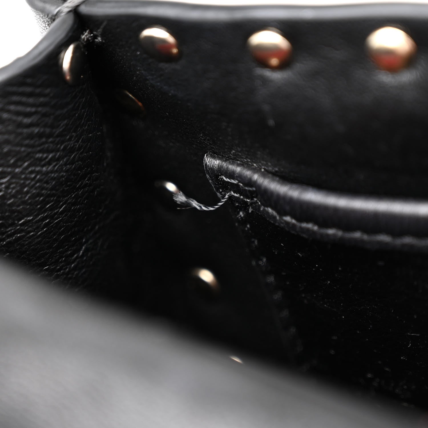 Valentino Garavani Lambskin VLTN Print Medium Rockstud Spike Shoulder Bag Black 11 of 11