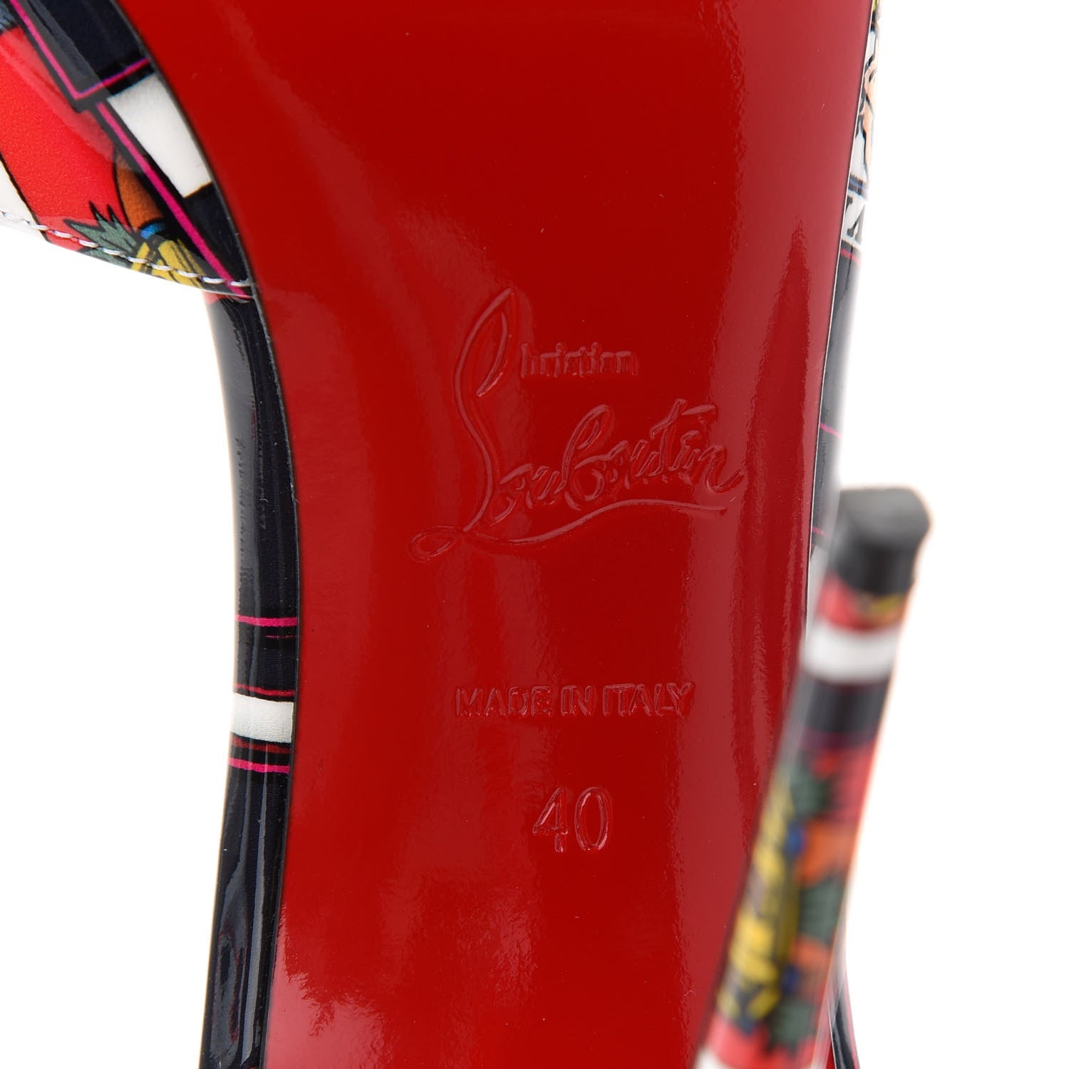 Christian Louboutin Patent Tarot Iriza 100 Pumps 40 Multicolor 7 of 10