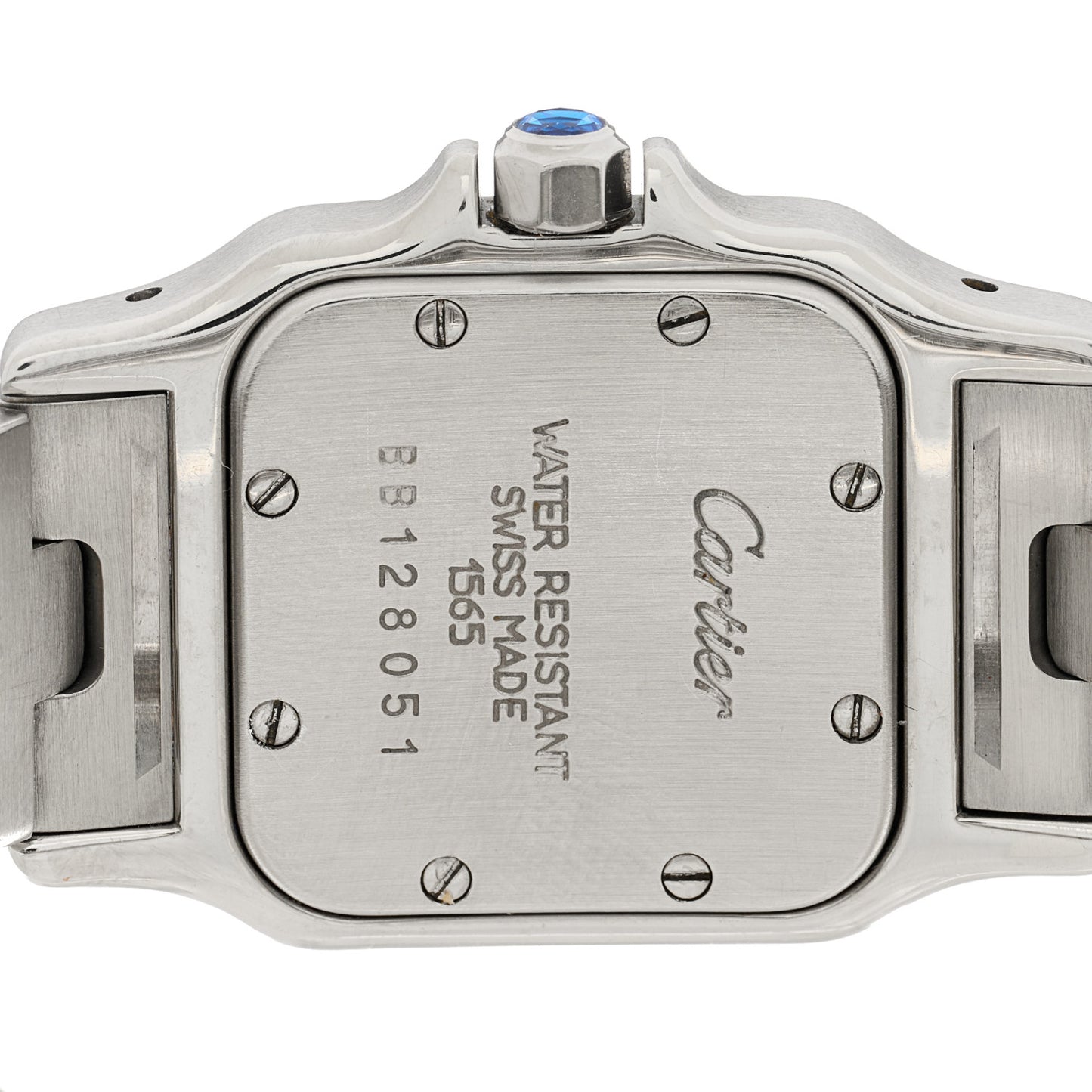 Stainless Steel 24mm Santos de Cartier Galbee Quartz Watch