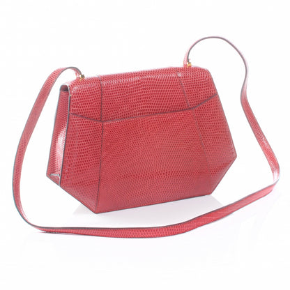 Hermes Lizard Sac Rhapsody Rouge Moyen 3 of 6