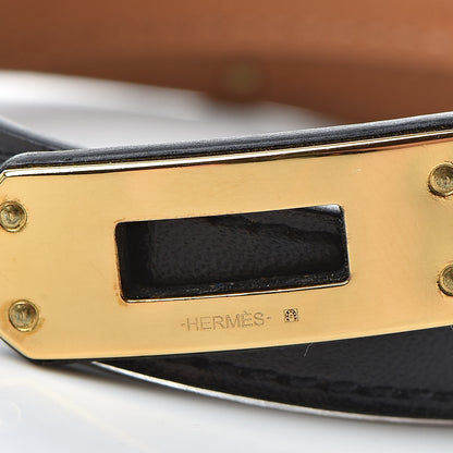Hermes Box Kelly Double Tour Bracelet XS Black 6 of 7