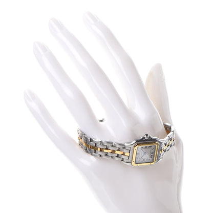 Cartier Stainless Steel 18K Yellow Gold 22mm Panthere Quartz Watch 2 of 7