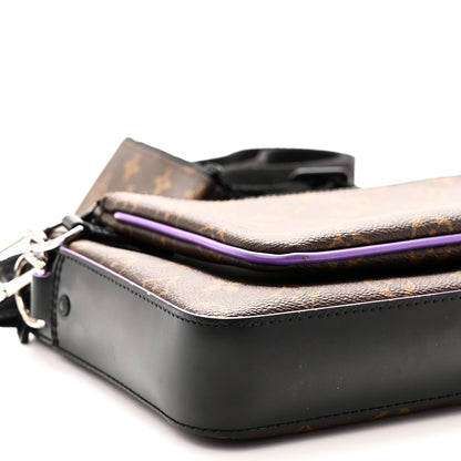 Louis Vuitton Monogram Macassar Trio Messenger Purple 9 of 10