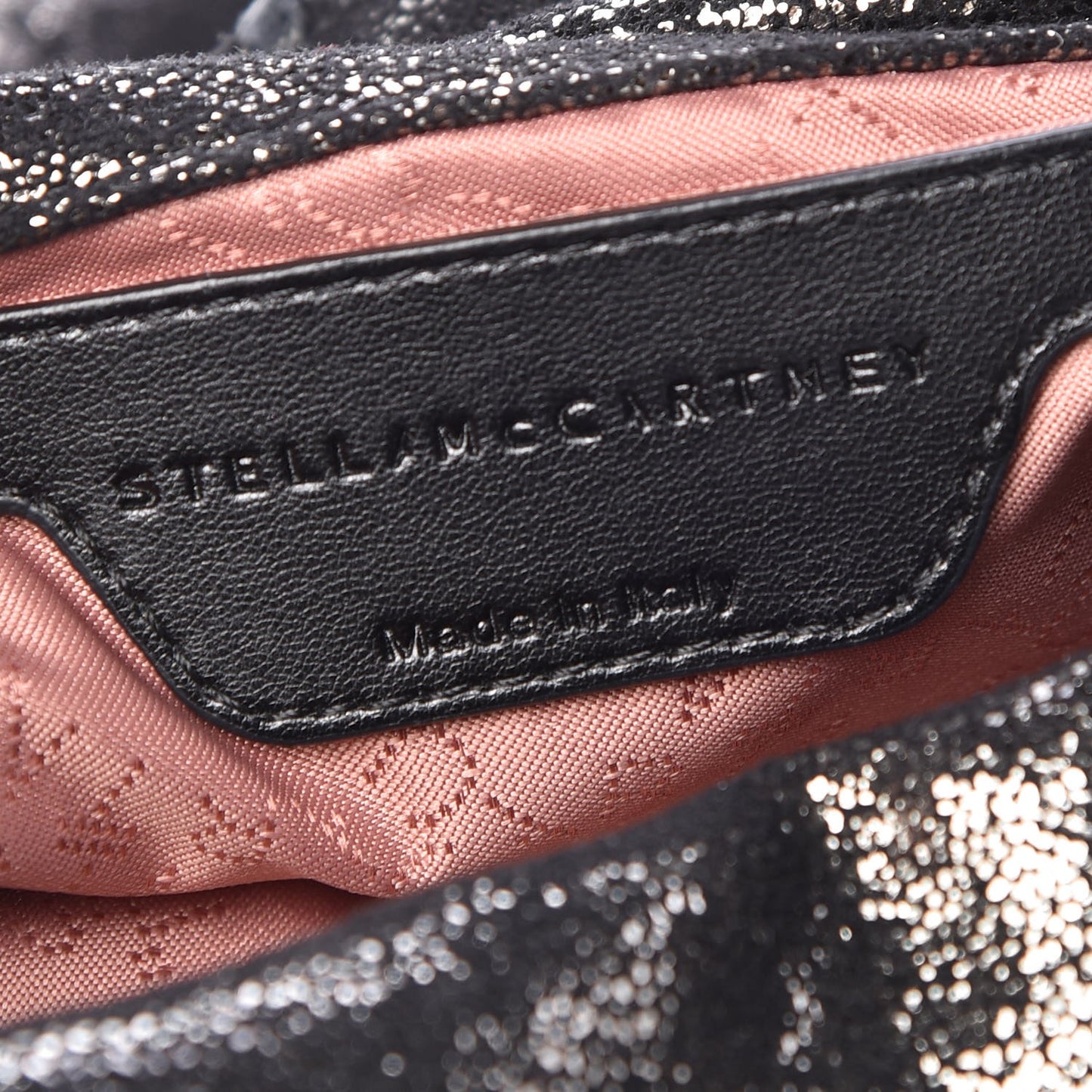 Shaggy Deer Mini Falabella Fold Over Tote Ruthenium