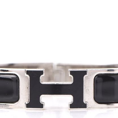 Hermes Enamel Narrow Clic Clac H Bracelet PM Black 5 of 6