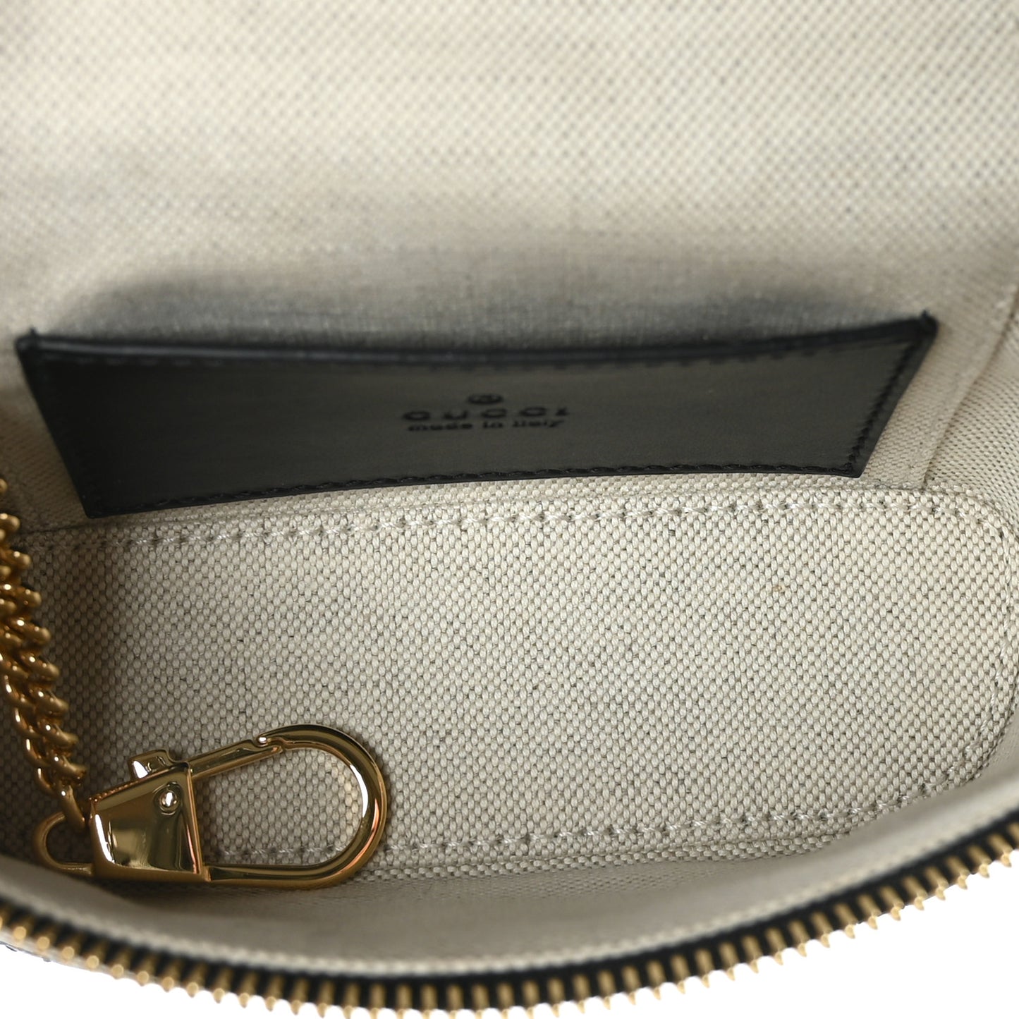 Calfskin GG Matelasse Mini Top Handle Bag Black