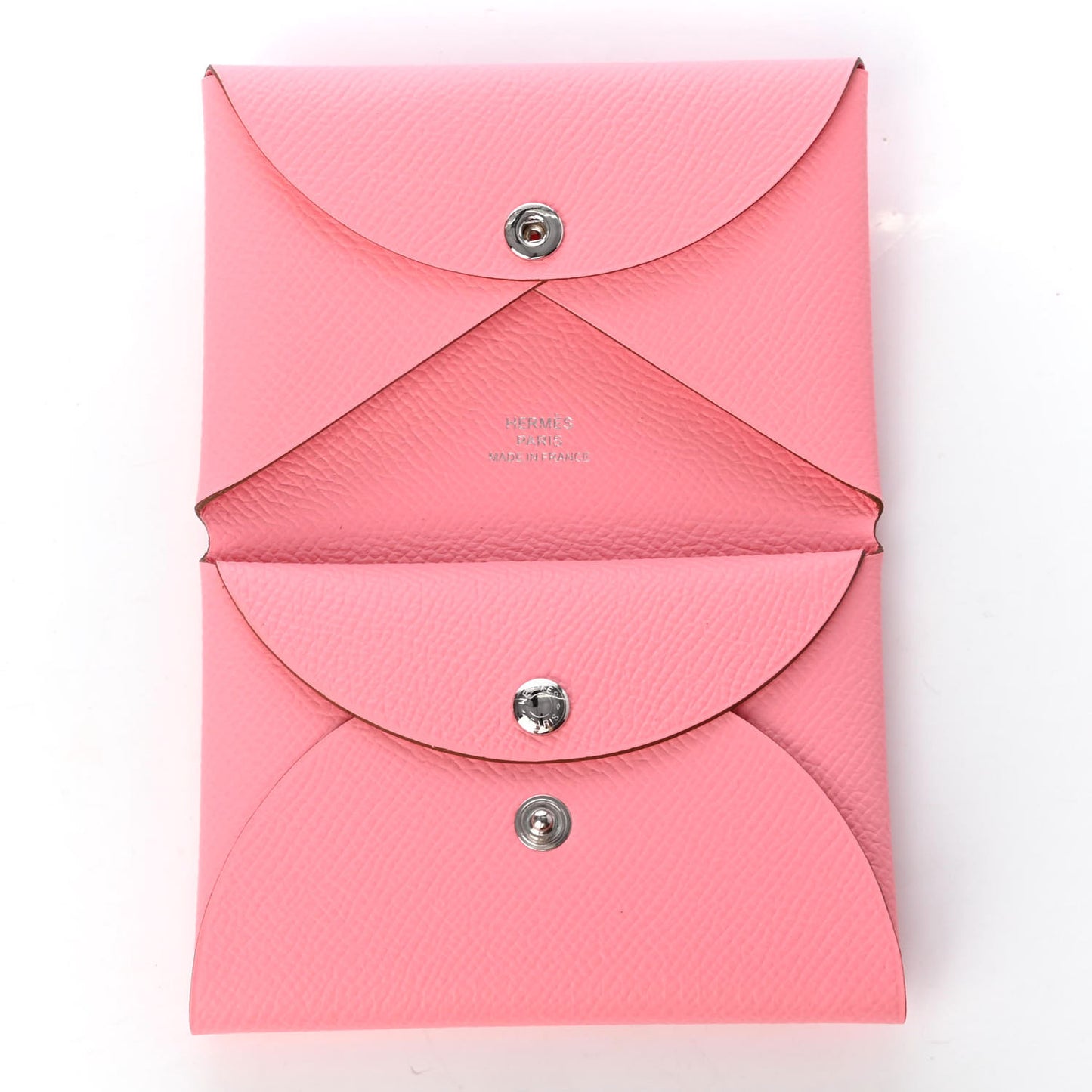 Epsom Calvi Duo Card Case Rose Confetti