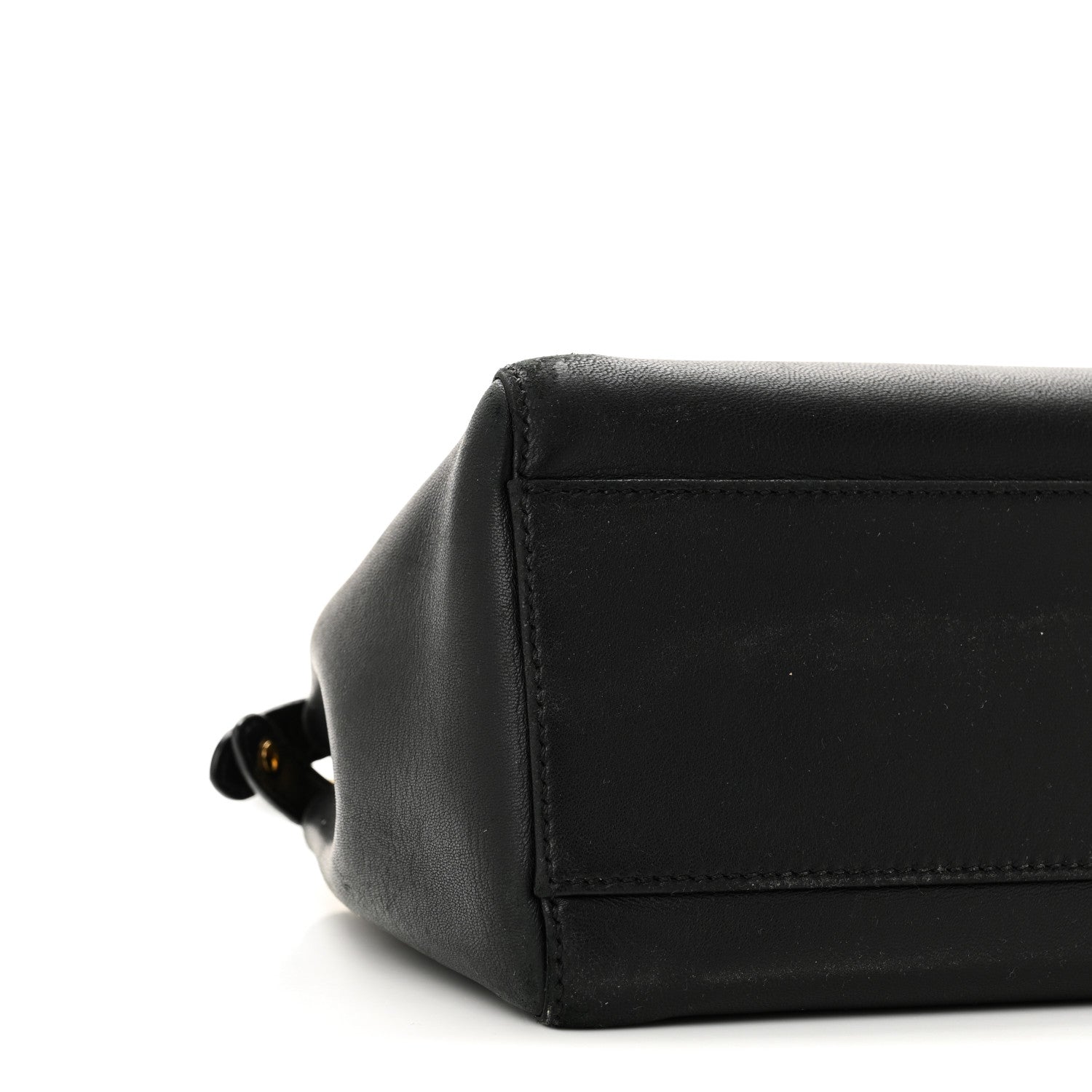 Fendi Nappa Mini Peekaboo Iconic Satchel Black 9 of 11