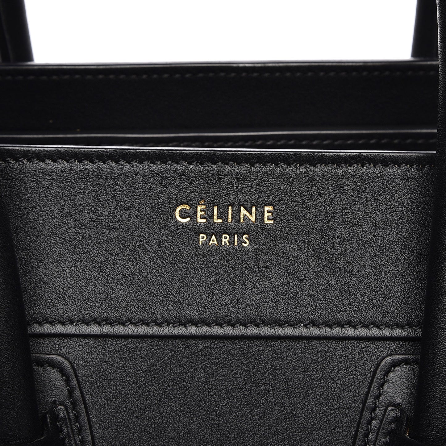 Smooth Calfskin Micro Luggage Black