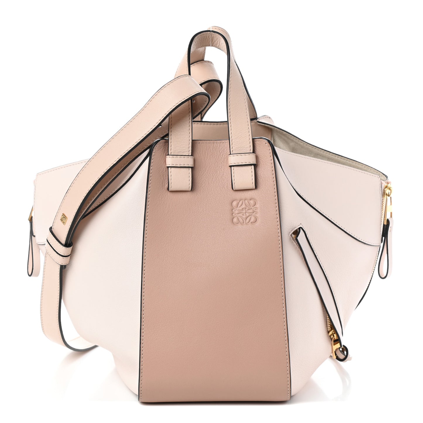 Calfskin Small Hammock Shoulder Bag Pink