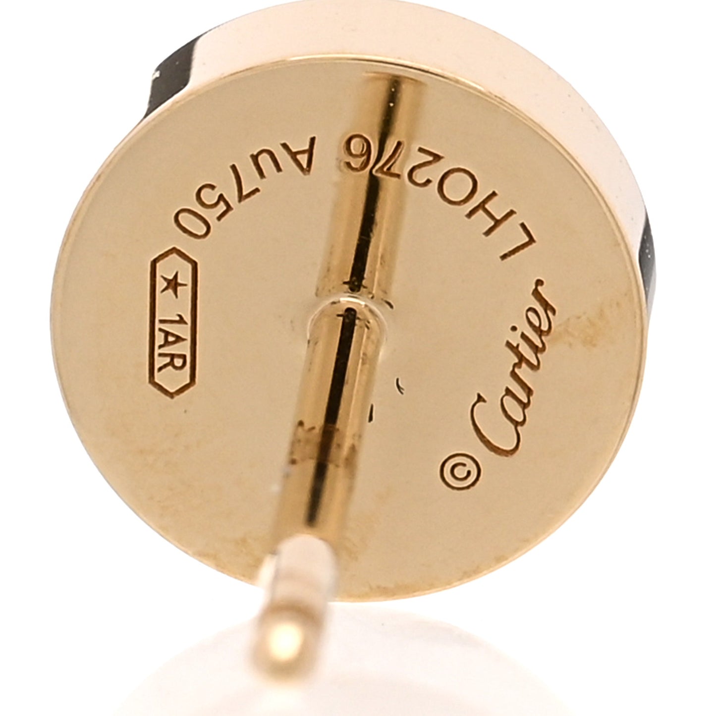 18K Yellow Gold LOVE Earrings
