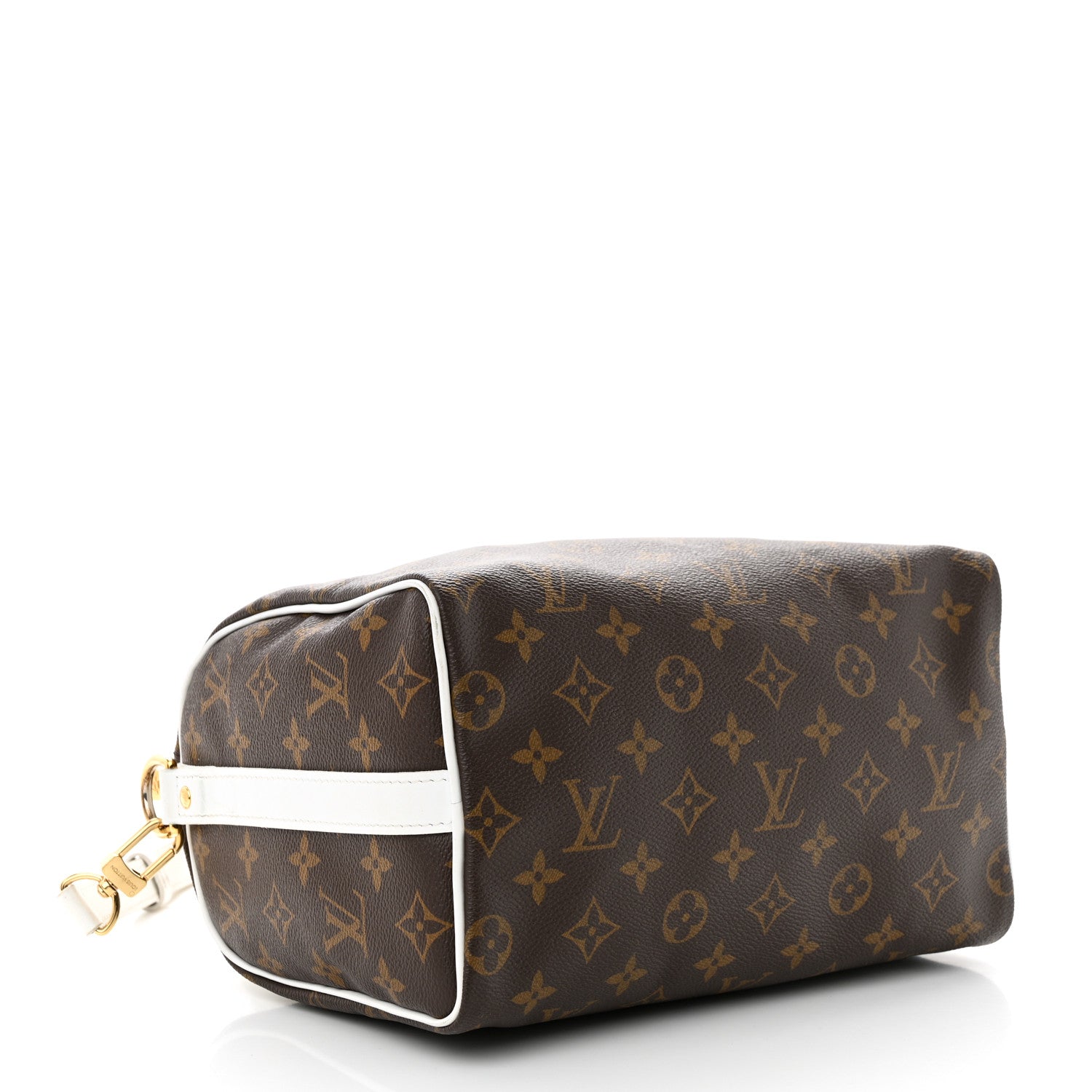 Louis Vuitton Monogram LV Match Speedy Bandouliere 25 White 4 of 11