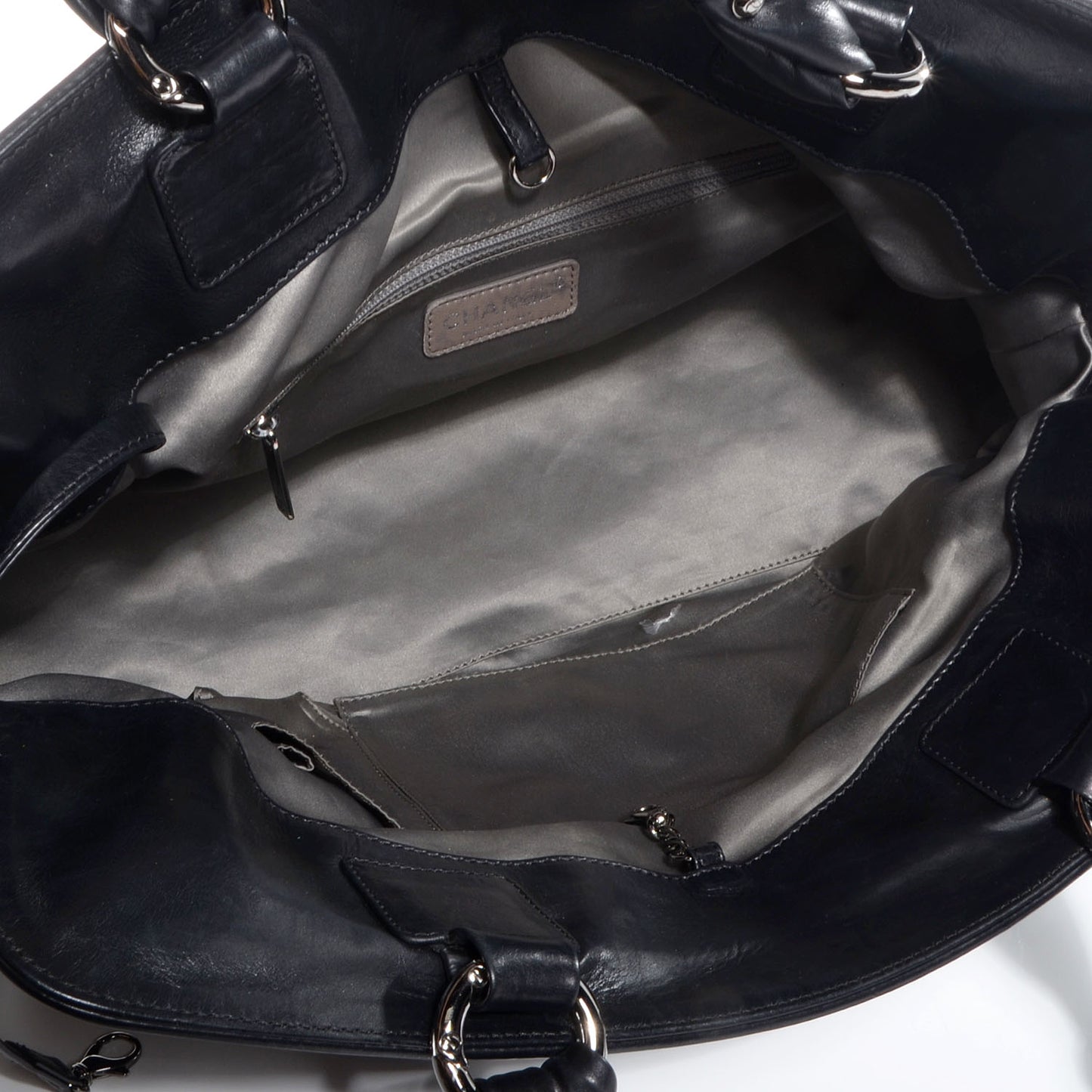 Lambskin East West Soho Shopper Black