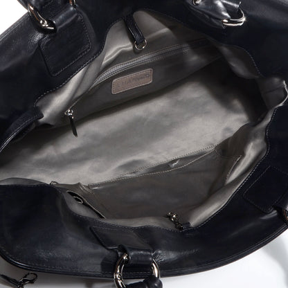 Chanel Lambskin East West Soho Shopper Black 5 of 7