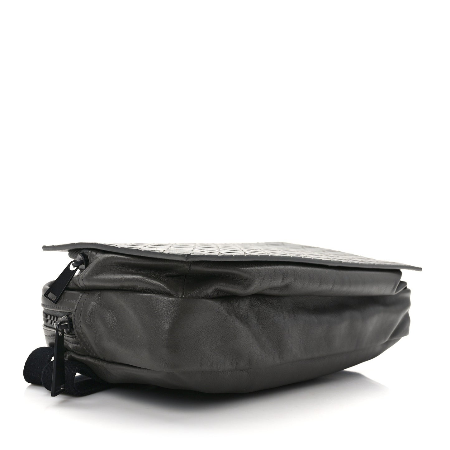 Nappa Intrecciato Belt Bag Light Graphite