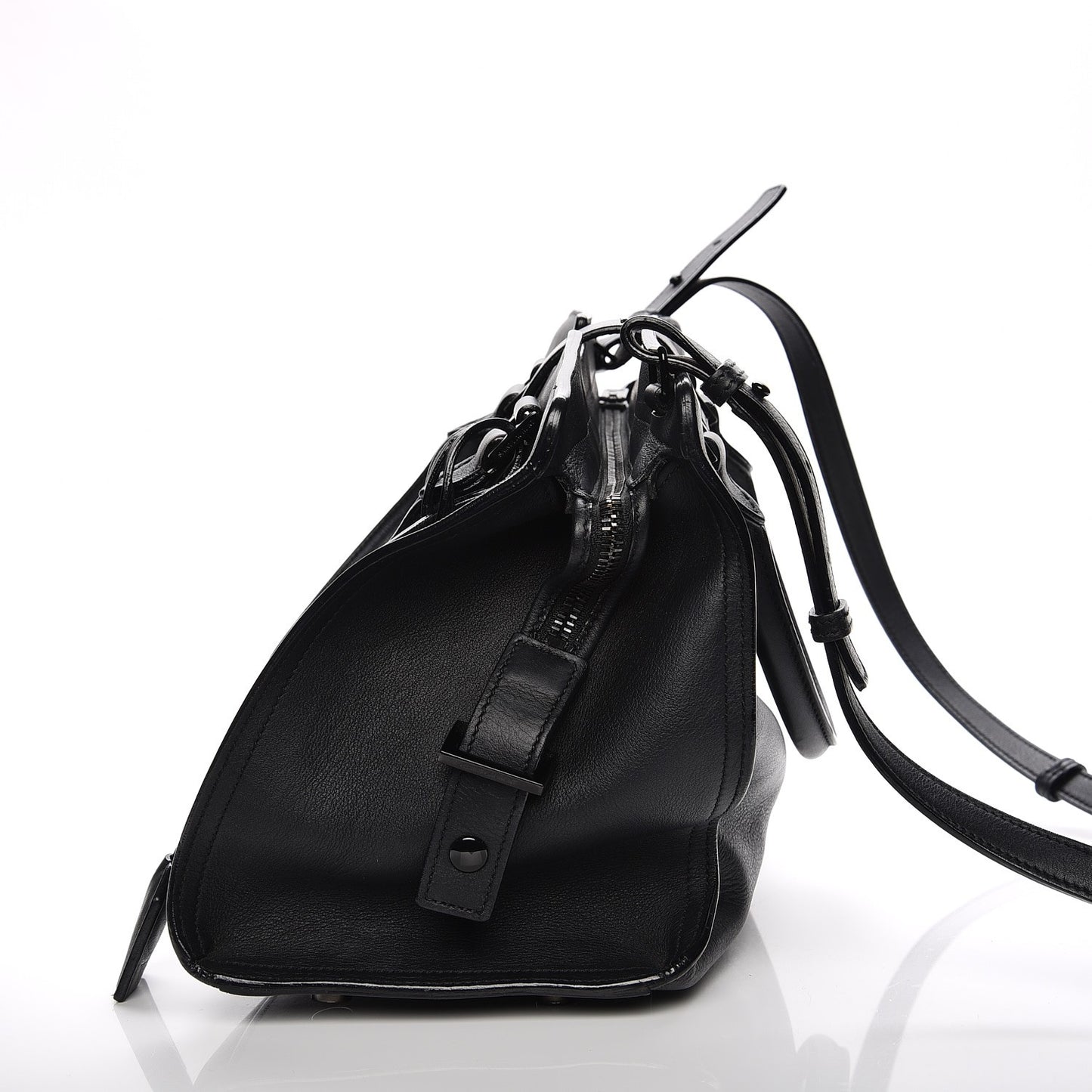 Smooth Calfskin Small Monogram Cabas Black