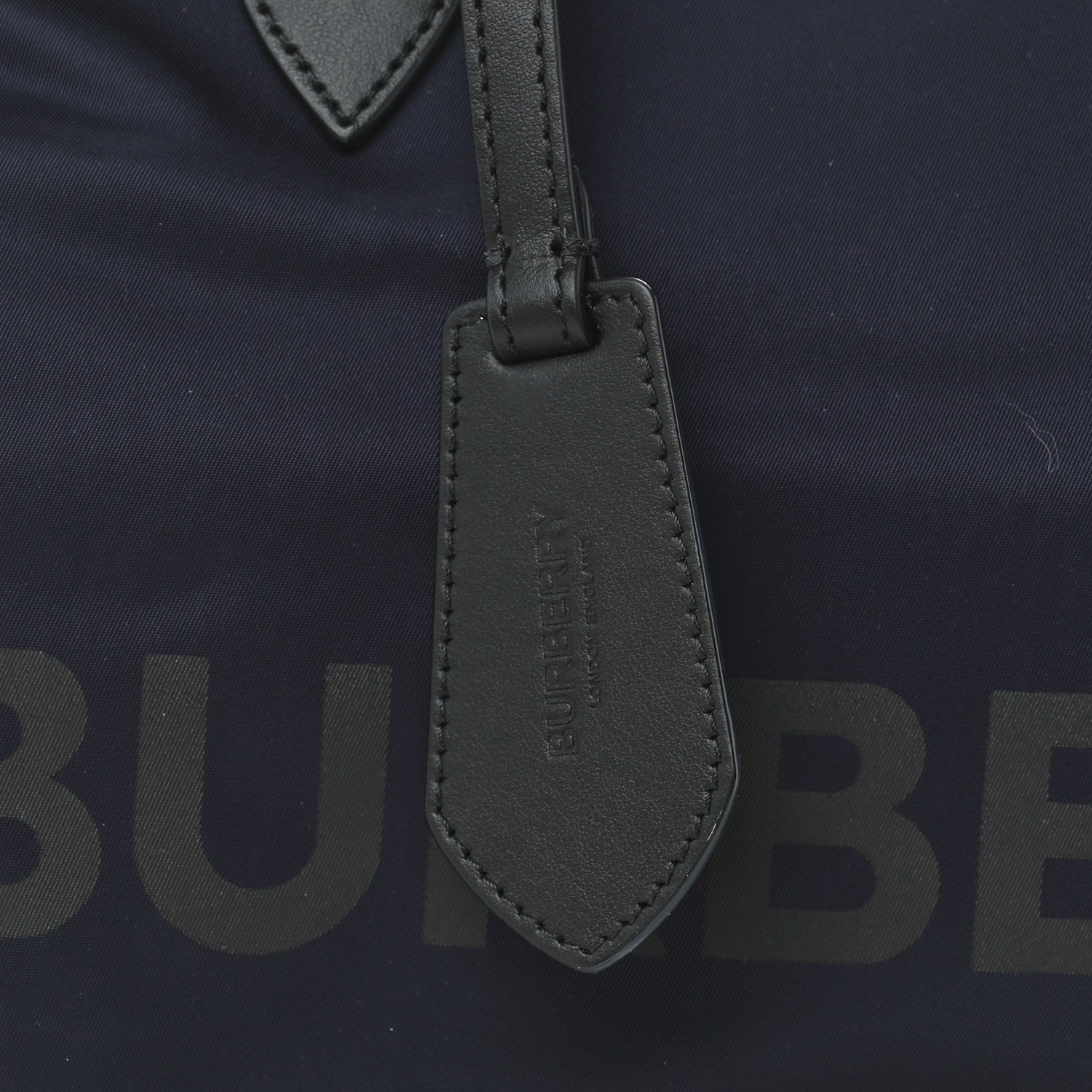 Burberry Nylon Logo Small Ardwell Tote Navy 8 of 12