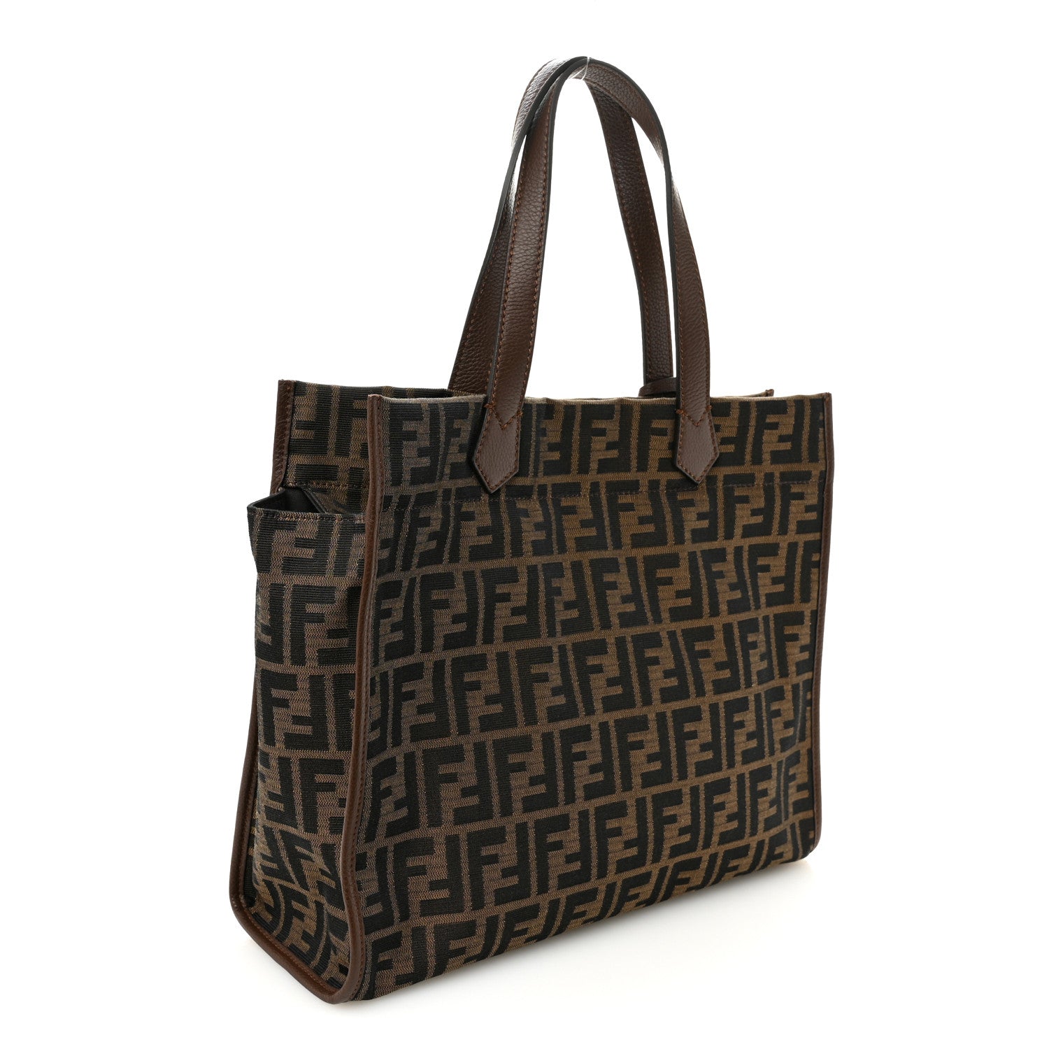 Fendi Zucca Vitello Artic Tote Tobacco Castagna 1878115 – FASHIONPHILE