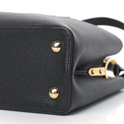 Louis Vuitton Taurillon Capucines PM Black 9 of 9