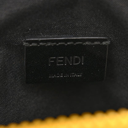 Fendi Econyl Nylon Cuoio Romano Monochrome Baguette Crossbody Phone Pouch Sunflower 6 of 10