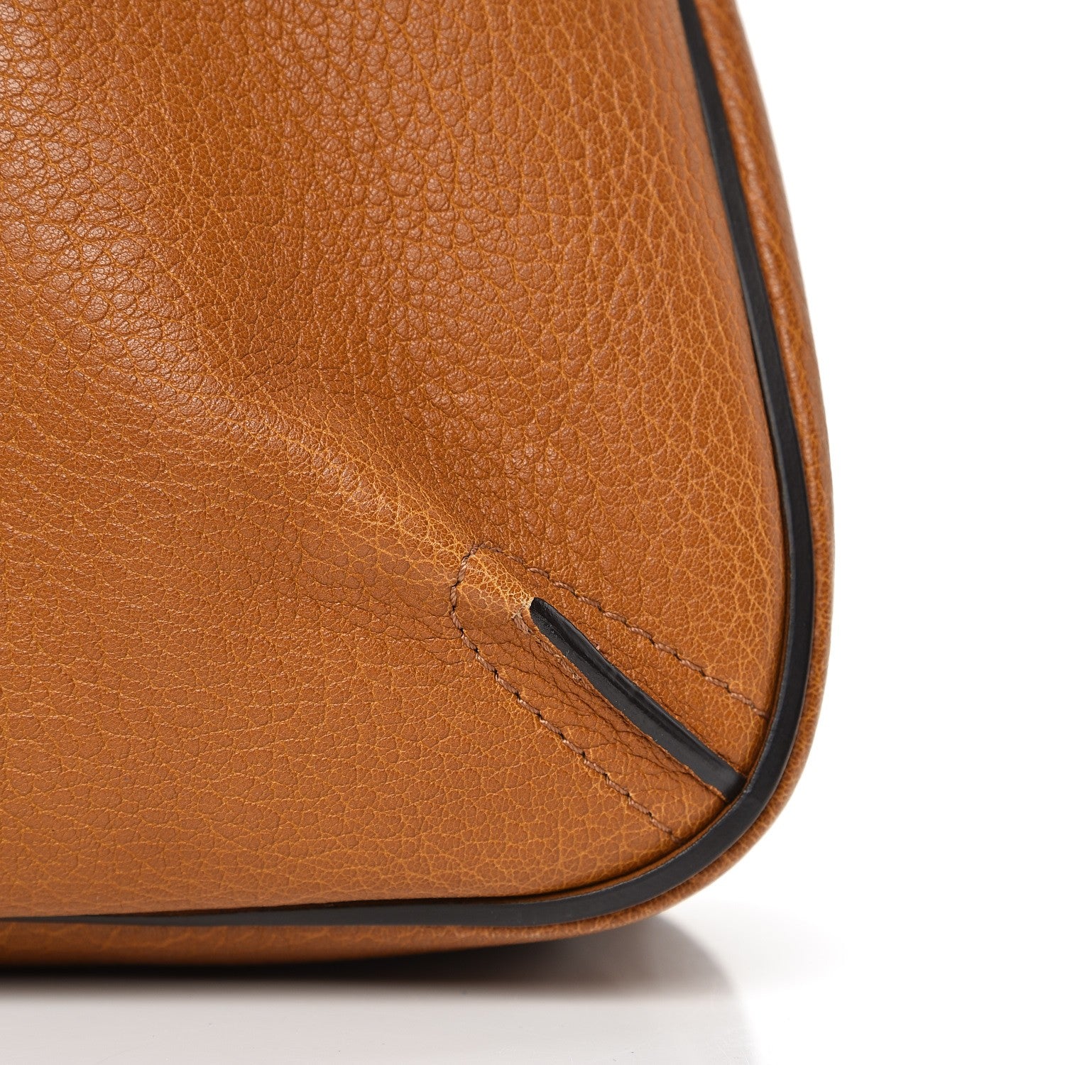 Chloe Grained Lambskin Medium Lexa Shoulder Bag Mustard Brown 10 of 10