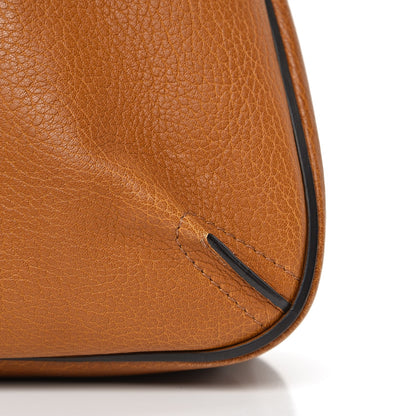 Chloe Grained Lambskin Medium Lexa Shoulder Bag Mustard Brown 10 of 10