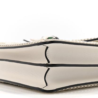Bulgari Calfskin Woven Chain Serpenti Forever Crossbody Bag White 10 of 15