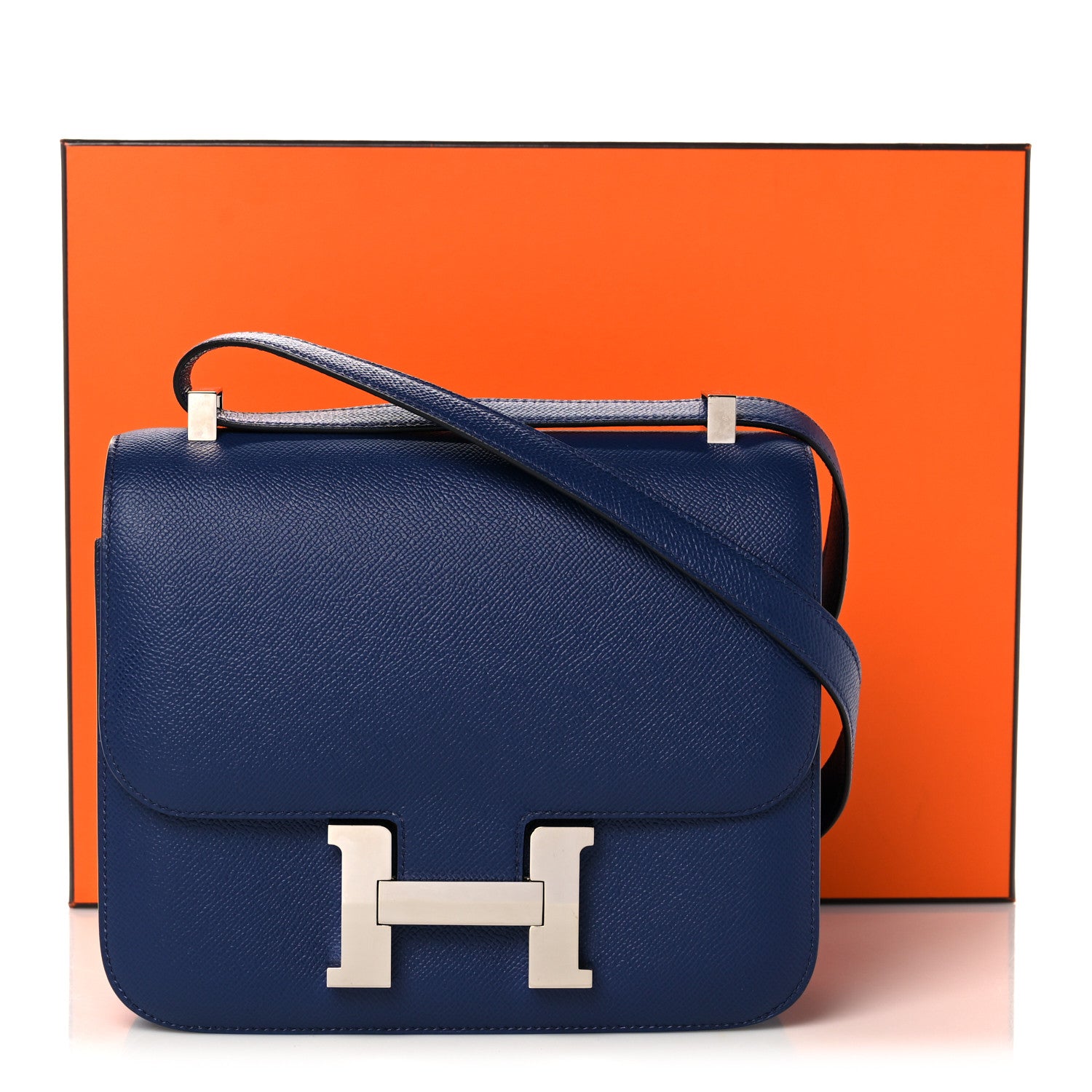 Hermes Epsom Constance 24 Bleu Saphir 13 of 13