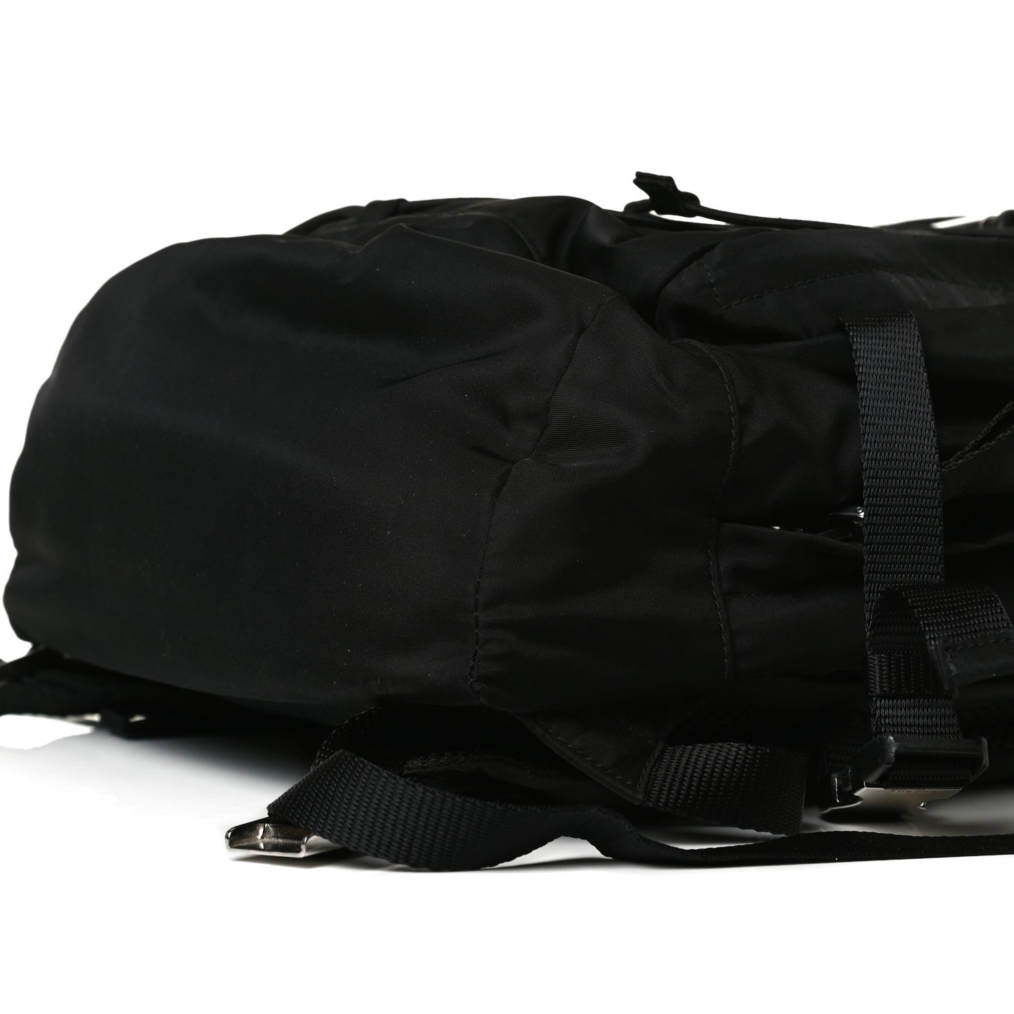 Nylon Montagna Compression Backpack Black