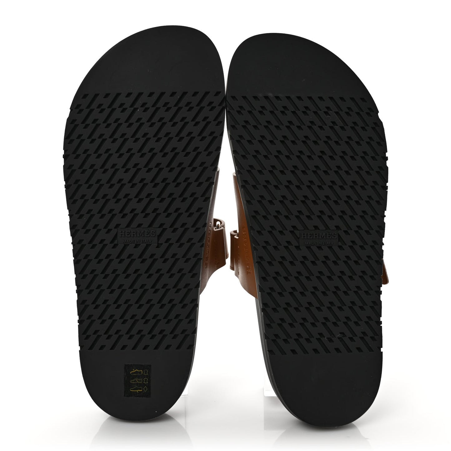 Calfskin Womens Chypre Sandals 40 Gold