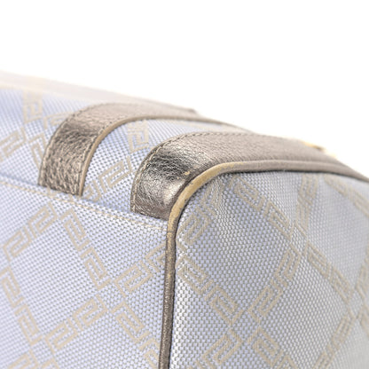 Versace Calfskin Nylon Madonna Satchel Gold 8 of 16